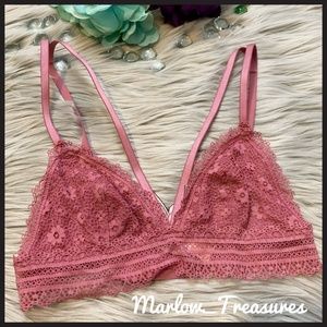 Victorias Secret Comfy Lined Sexy Lace Bralette XS